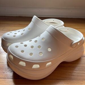 Crocs™ Women's White Classic Bae Clogs size 11